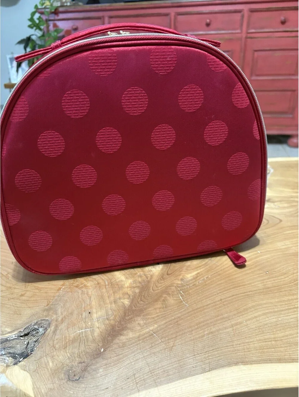 Estee Lauder  Makeup Train Case Bag Double Zipper with Handle~ New
